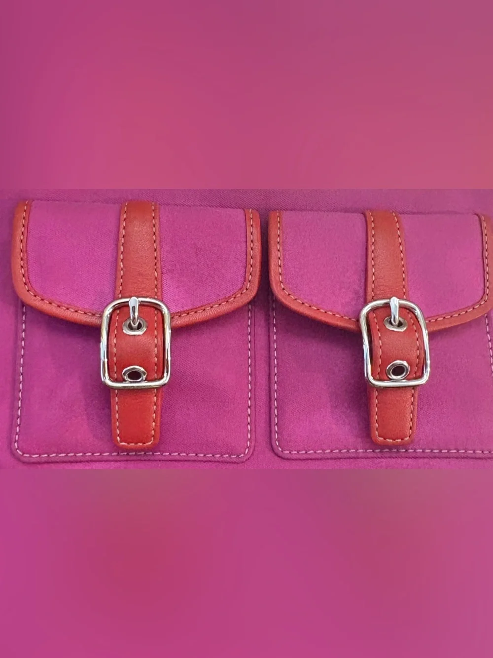 Coach Twill Field Wristlet VINTAGE (Style No. 3431) RARE